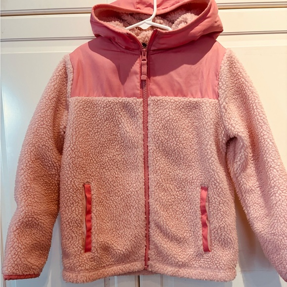 Lands' End Other - Lands End Sherpa Fleece hooded jacket